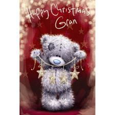 Gran Star Banner Softly Drawn Me to You Bear Christmas Card Image Preview